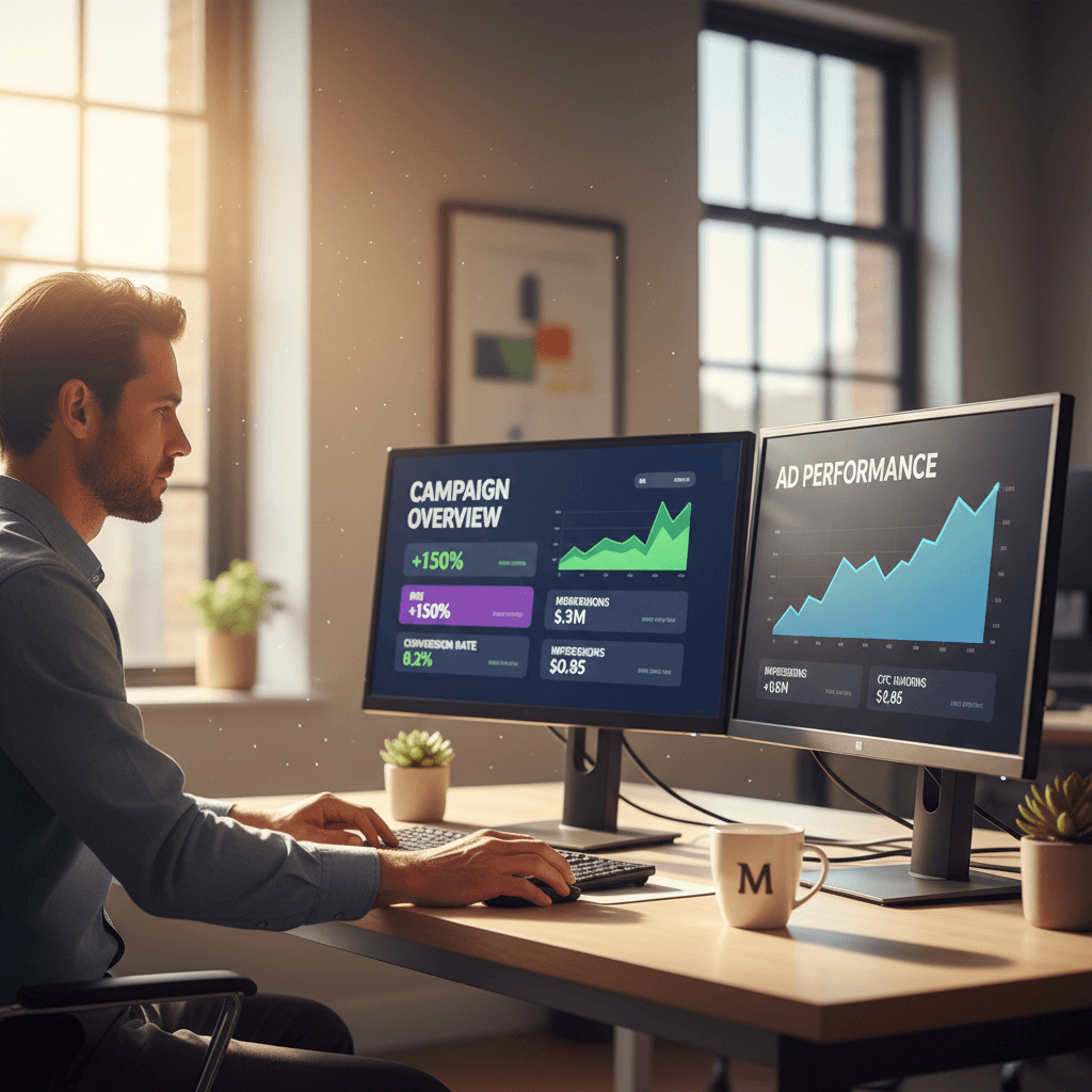 Managing Google and Meta advertising campaigns